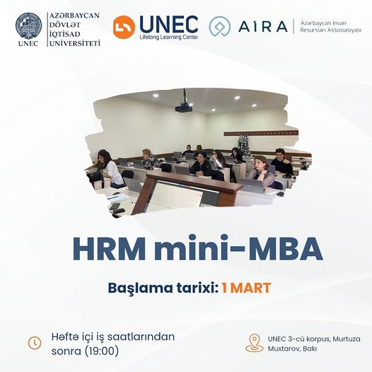 UNEC MBA təlimlərinə start verir