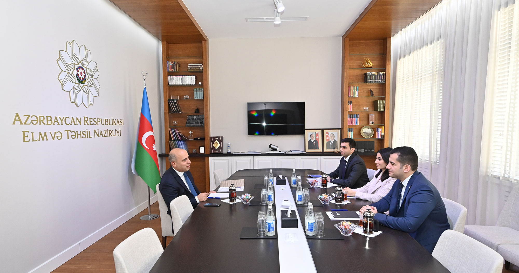 Elm və təhsil naziri üçüncü “Yüksəliş”in qalibləri ilə görüşüb