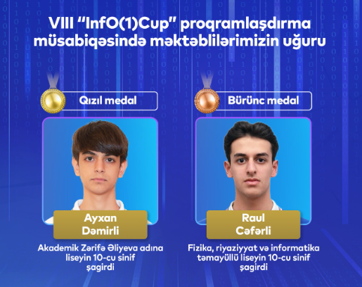 Azərbaycanlı şagird müsabiqədə qızıl medal QAZANDI