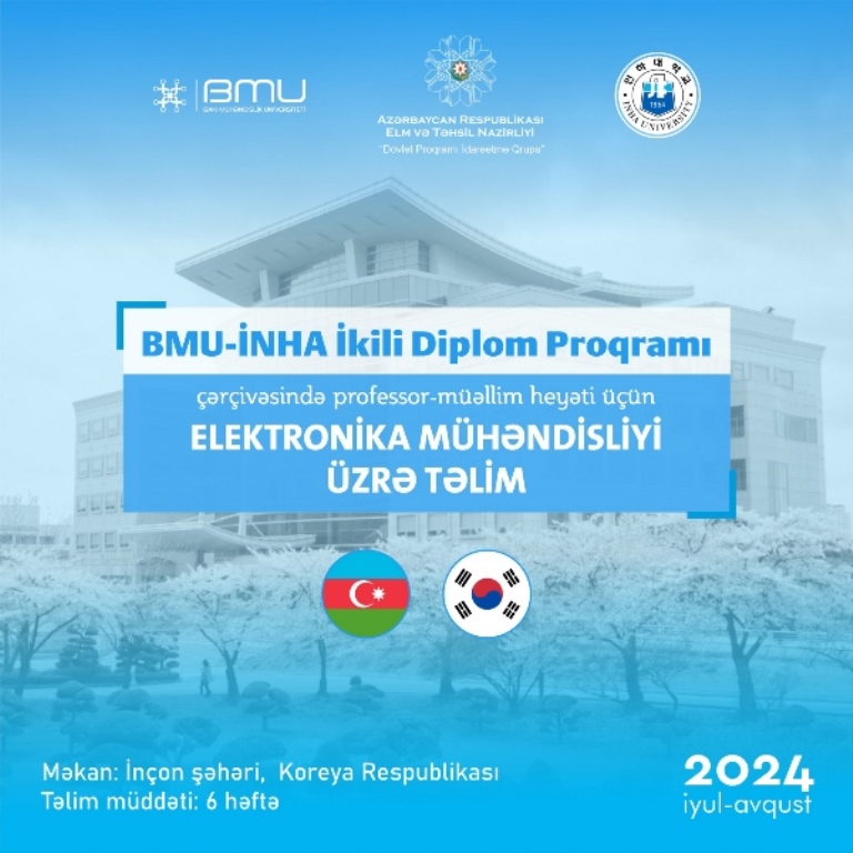 Professor-müəllim heyəti üçün Koreya Respublikasında “Fakültə təlimi”