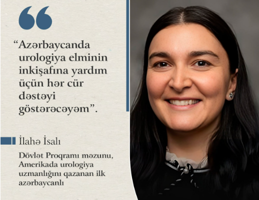 Amerikada urologiya uzmanlığını qazanan ilk azərbaycanlı