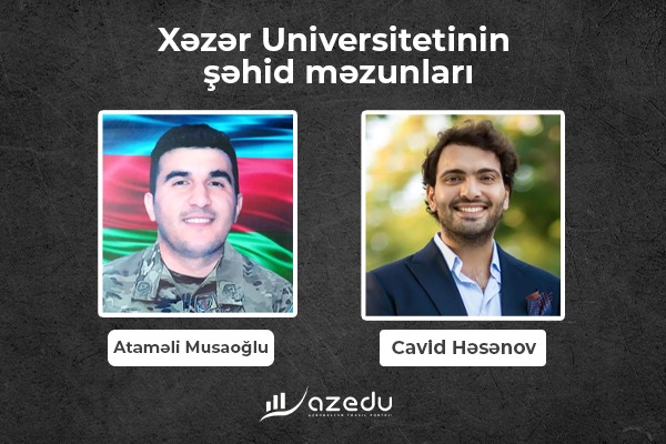 Xəzər Universitetinin şəhid məzunları - TANIYAQ