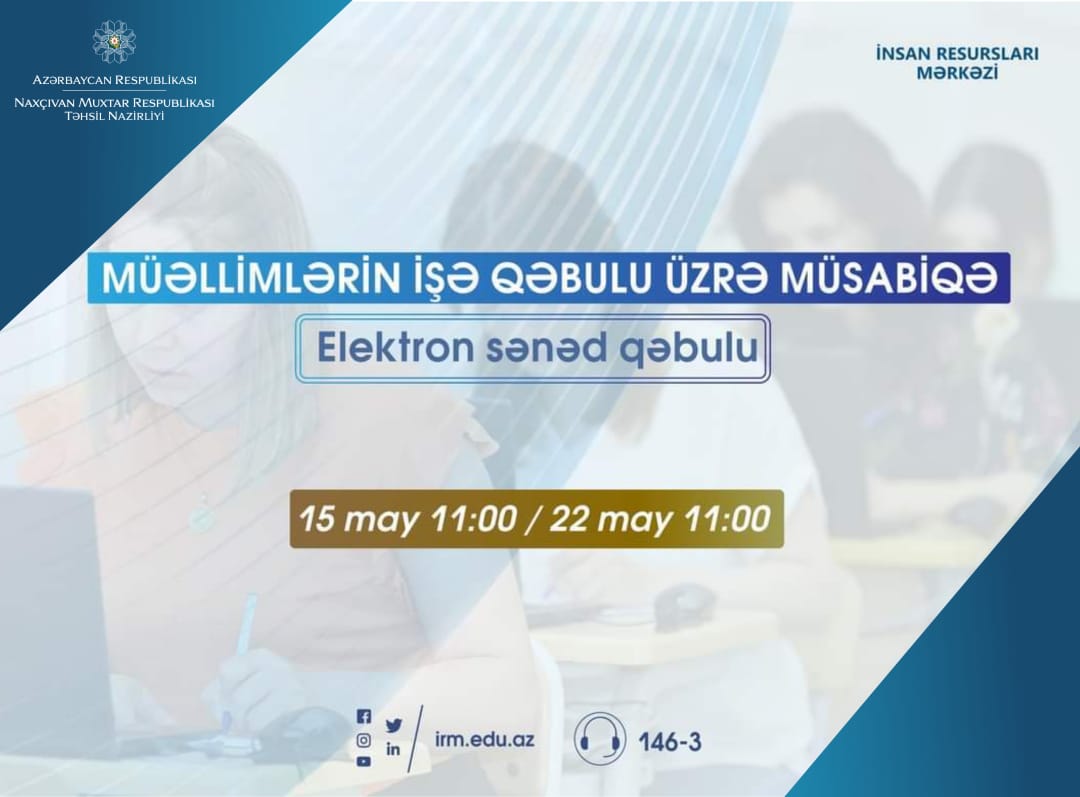 Naxçıvanda ilk dəfə MİQ üzrə elektron sənəd qəbuluna başlanılır