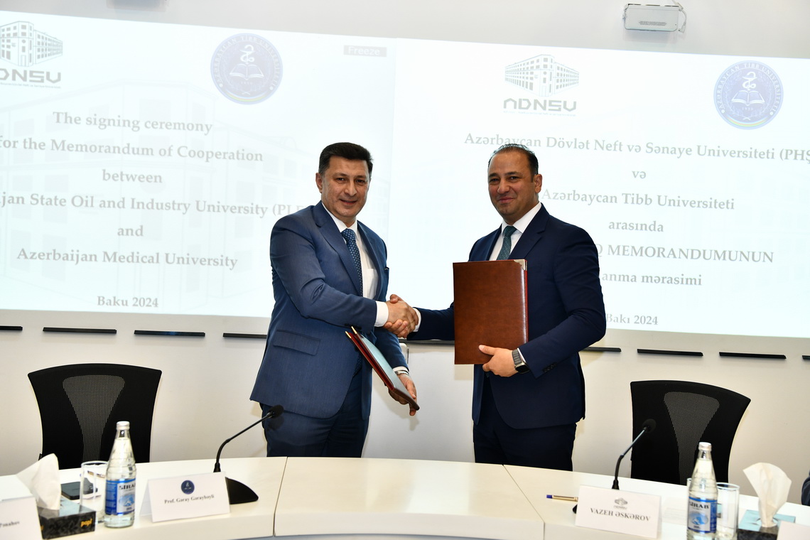 ADNSU ilə Azərbaycan Tibb Universiteti arasında memorandum imzalanıb
