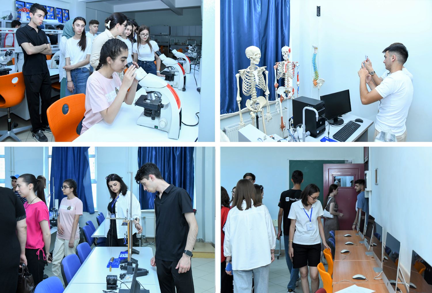 Şagirdlər BMU-nun laboratoriyaları ilə tanış olublar