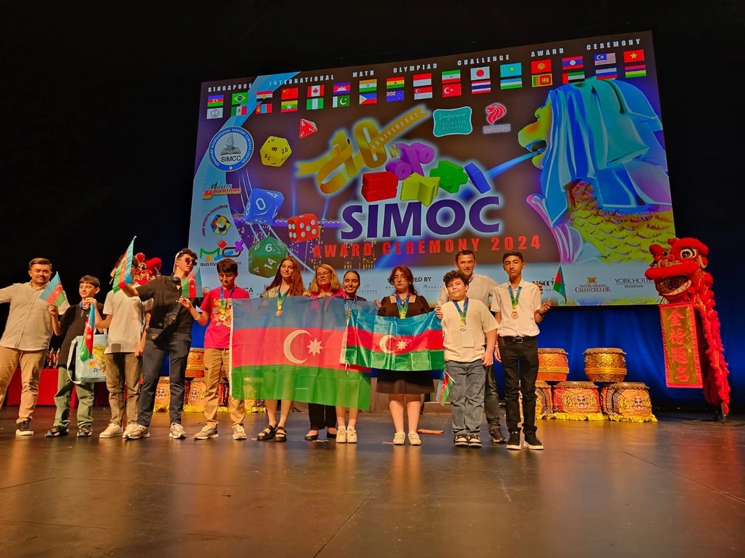 Azərbaycanlı şagirdlər beynəlxalq olimpiadada çıxış ediblər 