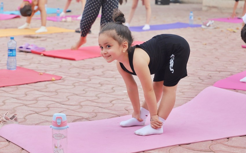 Naxçıvanda açıq gimnastika məşğələləri reallaşıb