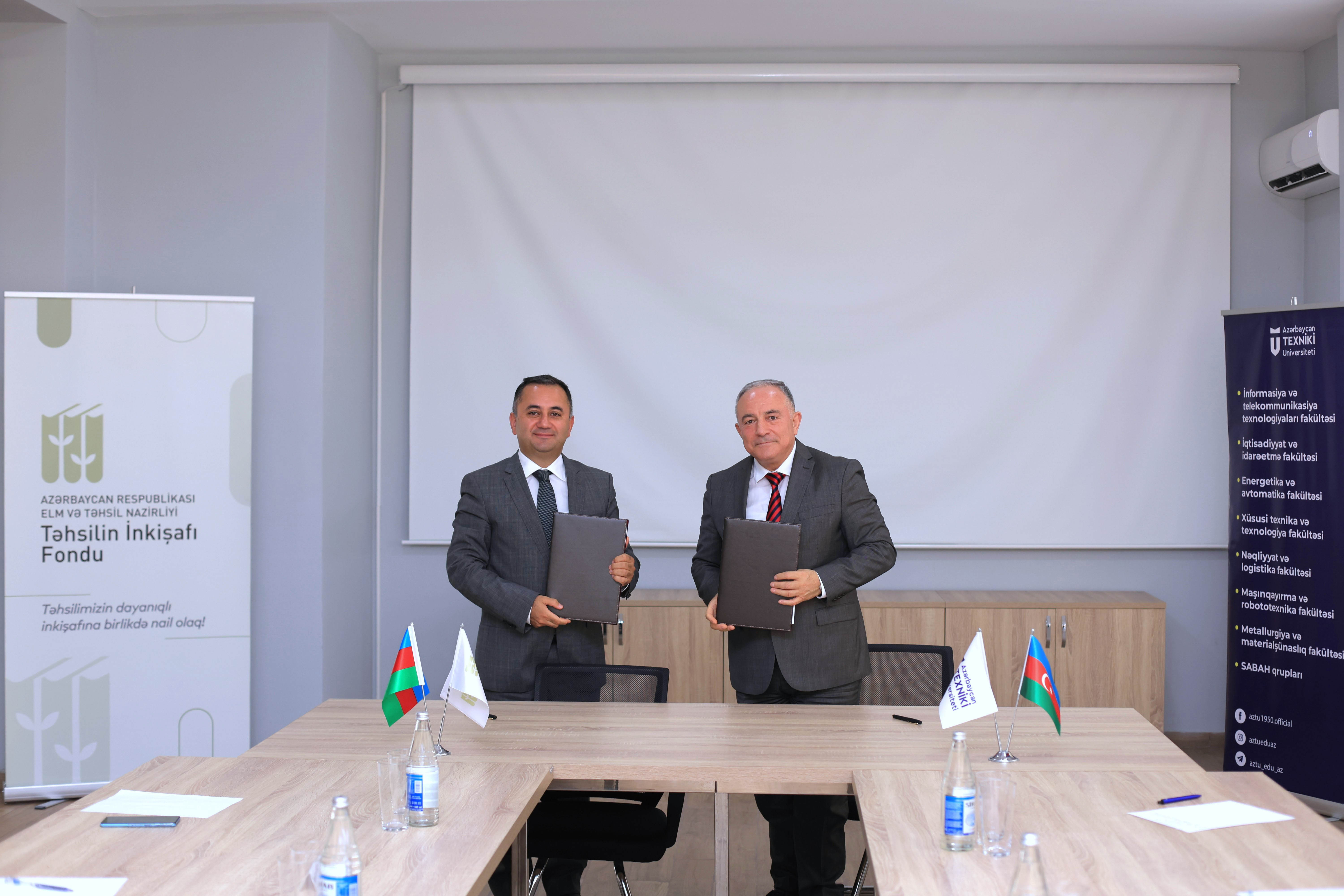 AzTU ilə TİF arasında “TələbəPlus” kartı ilə bağlı müqavilə imzalanıb