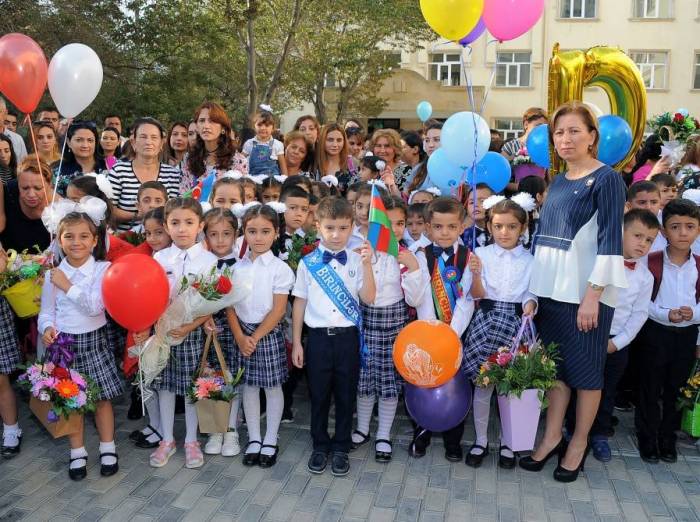 Naxçıvanda yeni tədris ilində 3797 şagird birinci sinfə başlayıb