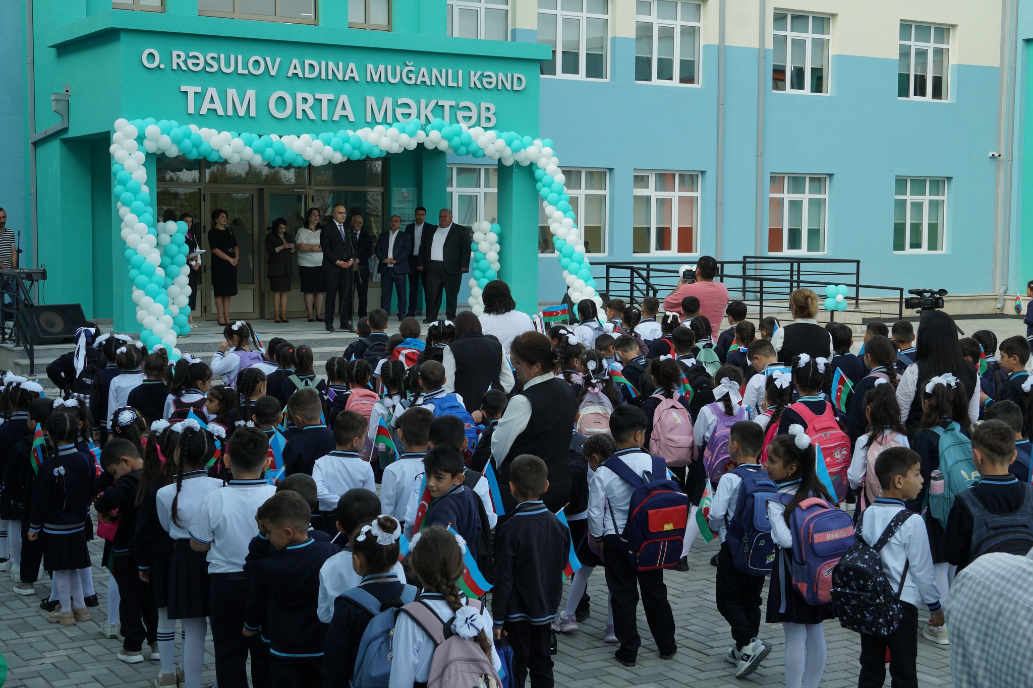 Zaqatalada yeni məktəb binası istifadəyə verilib