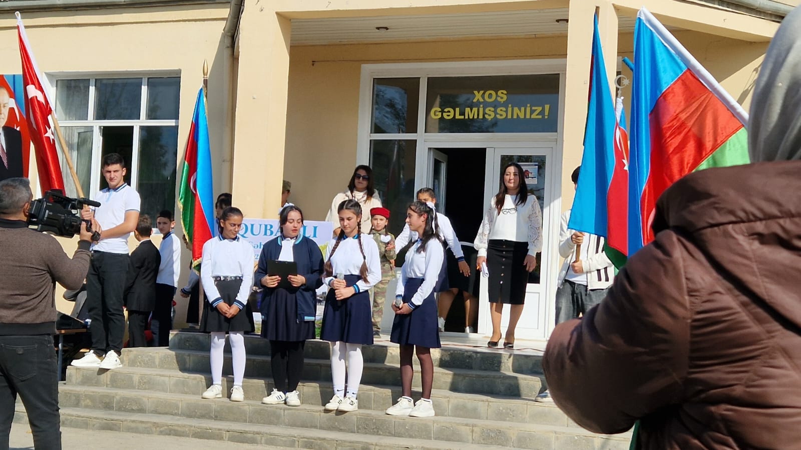 Aşağı Mollu kənd tam orta məktəbində Qubadlı Şəhəri Günü - FOTO