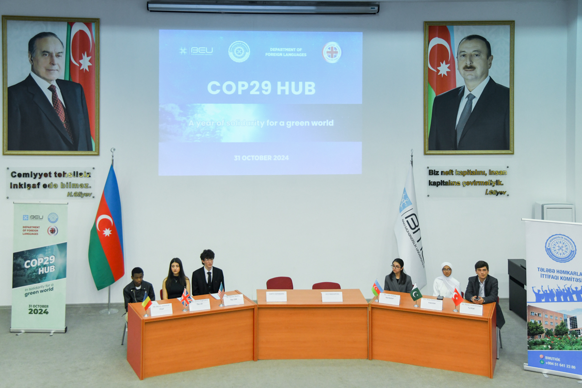 BMU-da &ldquo;COP29 HUB&rdquo; adlı tədbir keçirilib