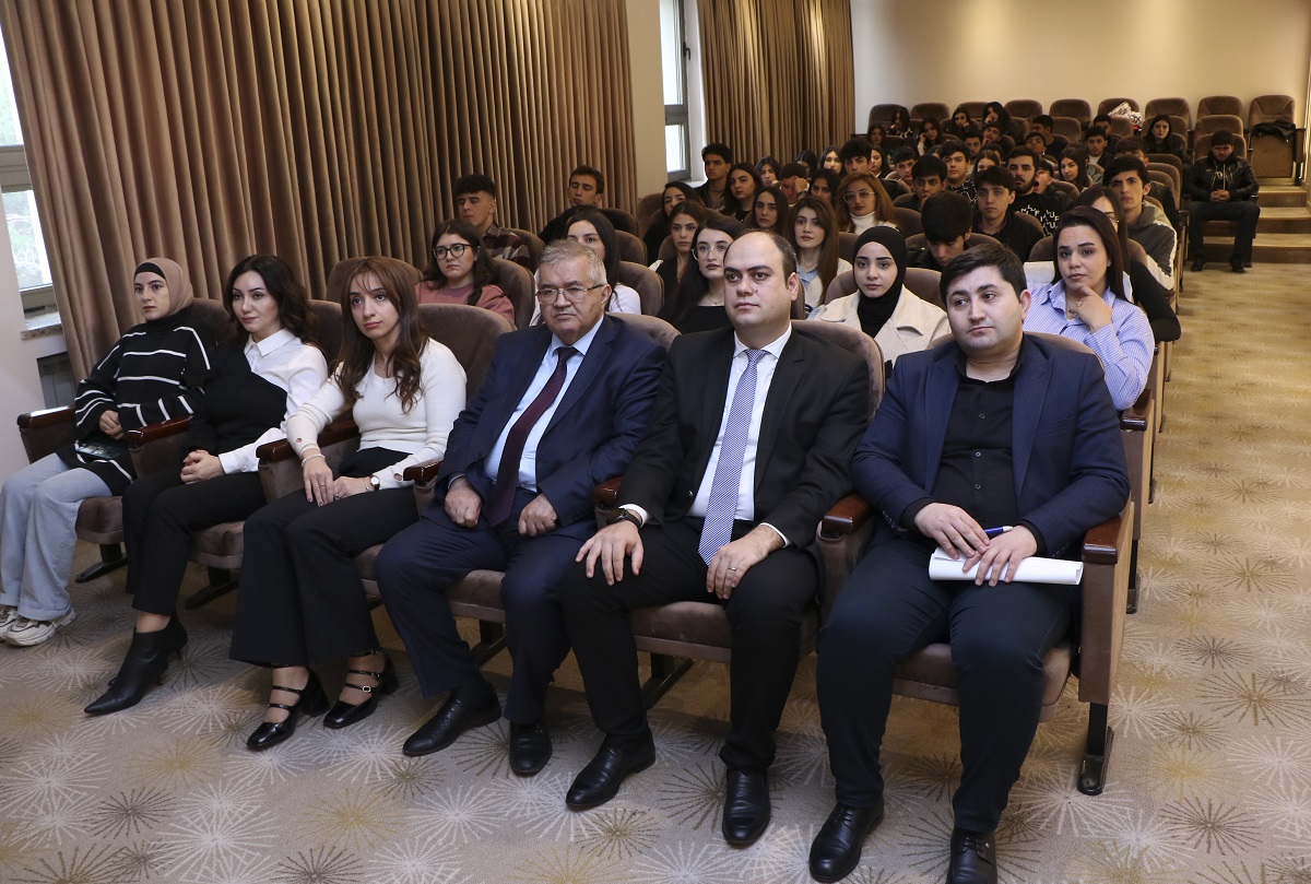 AzMİU-da iqlim dəyişikliyi ilə bağlı tələbələrə&nbsp;təlim keçirilib