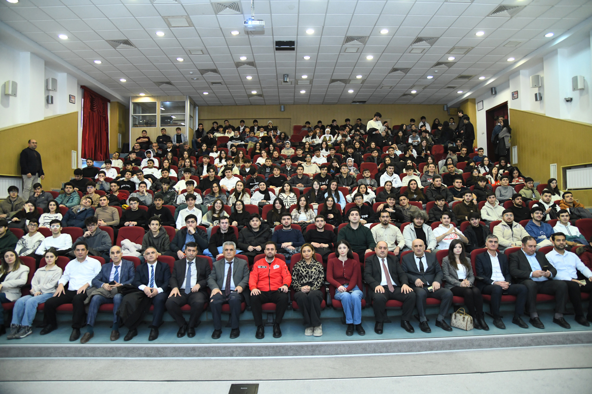 &ldquo;TEKNOFEST&rdquo;in rəsmi nümayəndəsi BMU tələbələri ilə görüşüb