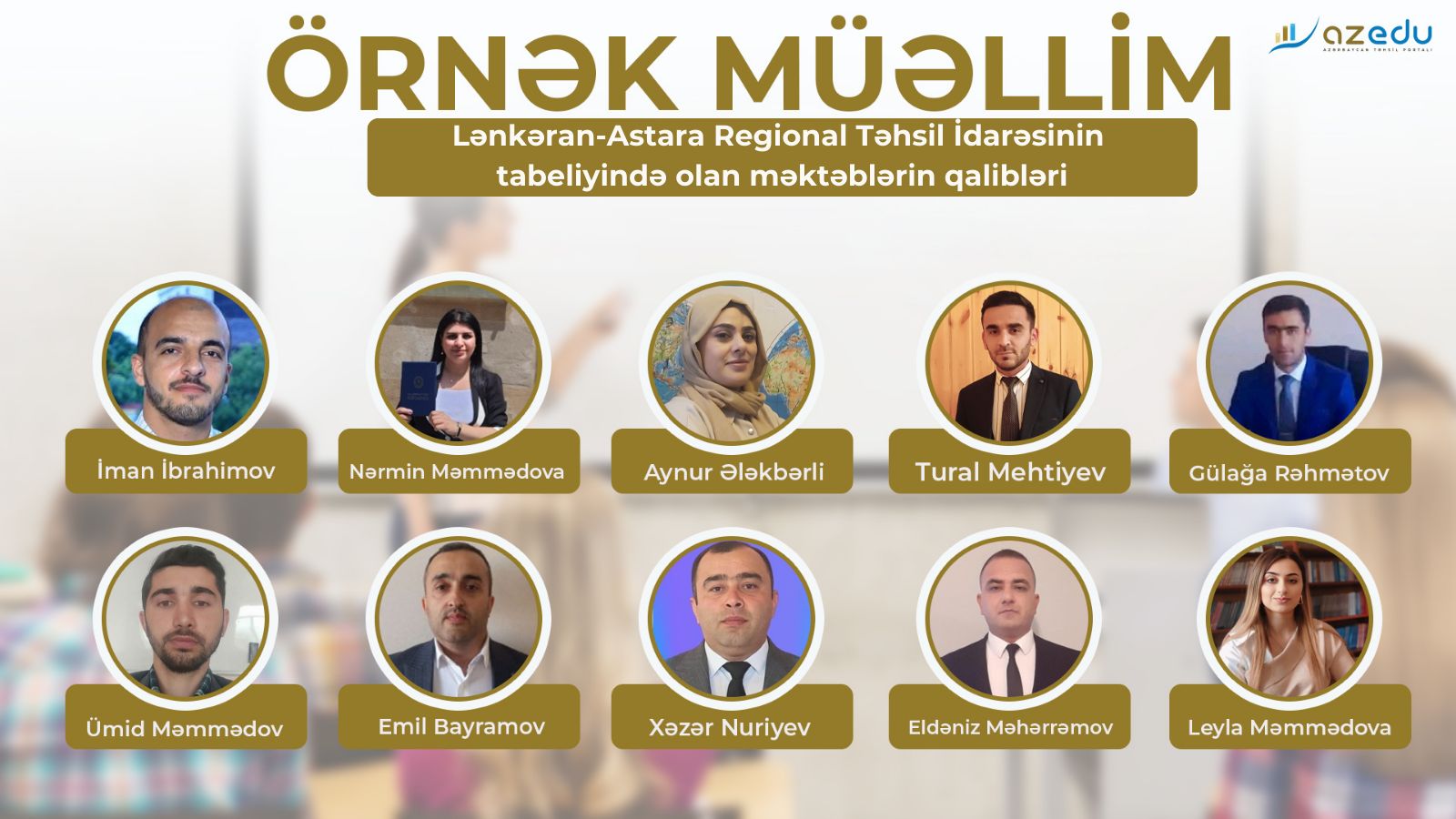 Lənkəran-Astara regionunun "Örnək müəllim"ləri - TANIYAQ