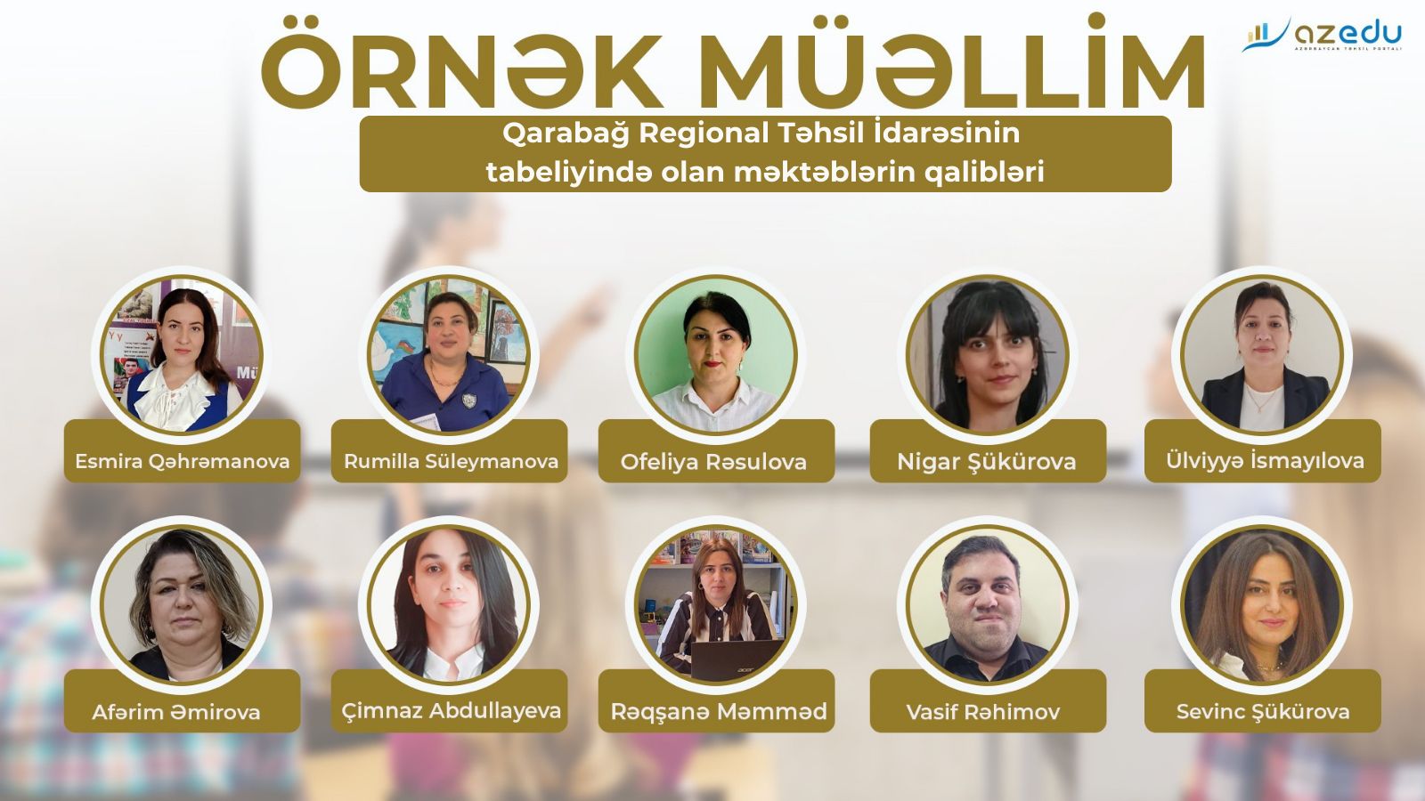 Qarabağ regionunun "Örnək müəllim"ləri - TANIYAQ