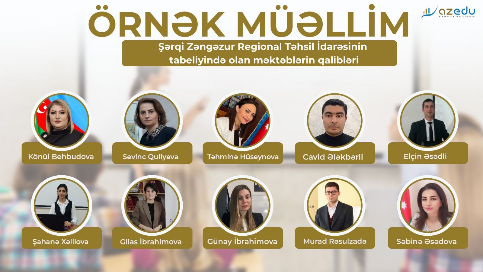 Şərqi Zəngəzur regionunun “Örnək müəllim”ləri - TANIYAQ