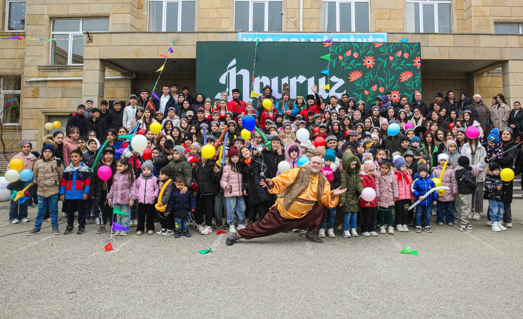 Leyla Əliyevanın təşəbbüsü ilə uşaqlar üçün Novruz şənliyi keçirilib-FOTOLAR