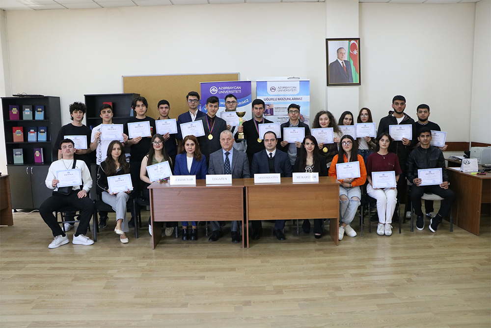 Azərbaycan Universitetində tələbələr arasında “Ey Vətən” bilik yarışı keçirilib