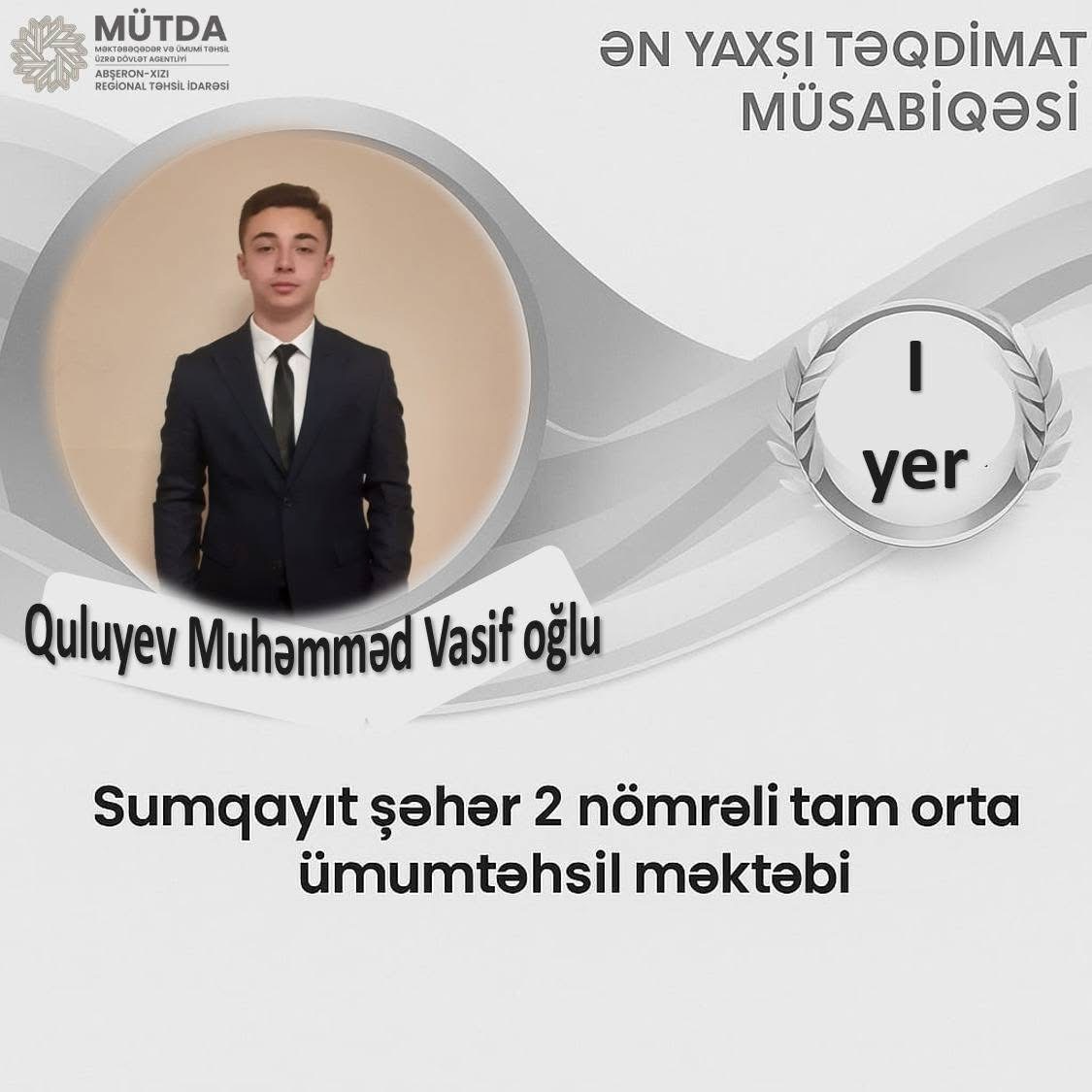 "Ən yaxşı təqdimat" müsabiqəsinin Abşeron-Xızı regionu üzrə QALİBLƏRİ