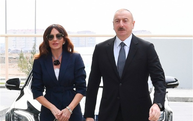İlham Əliyevlə xanımı Ağdam Muğam Mərkəzinin AÇILIŞINDA