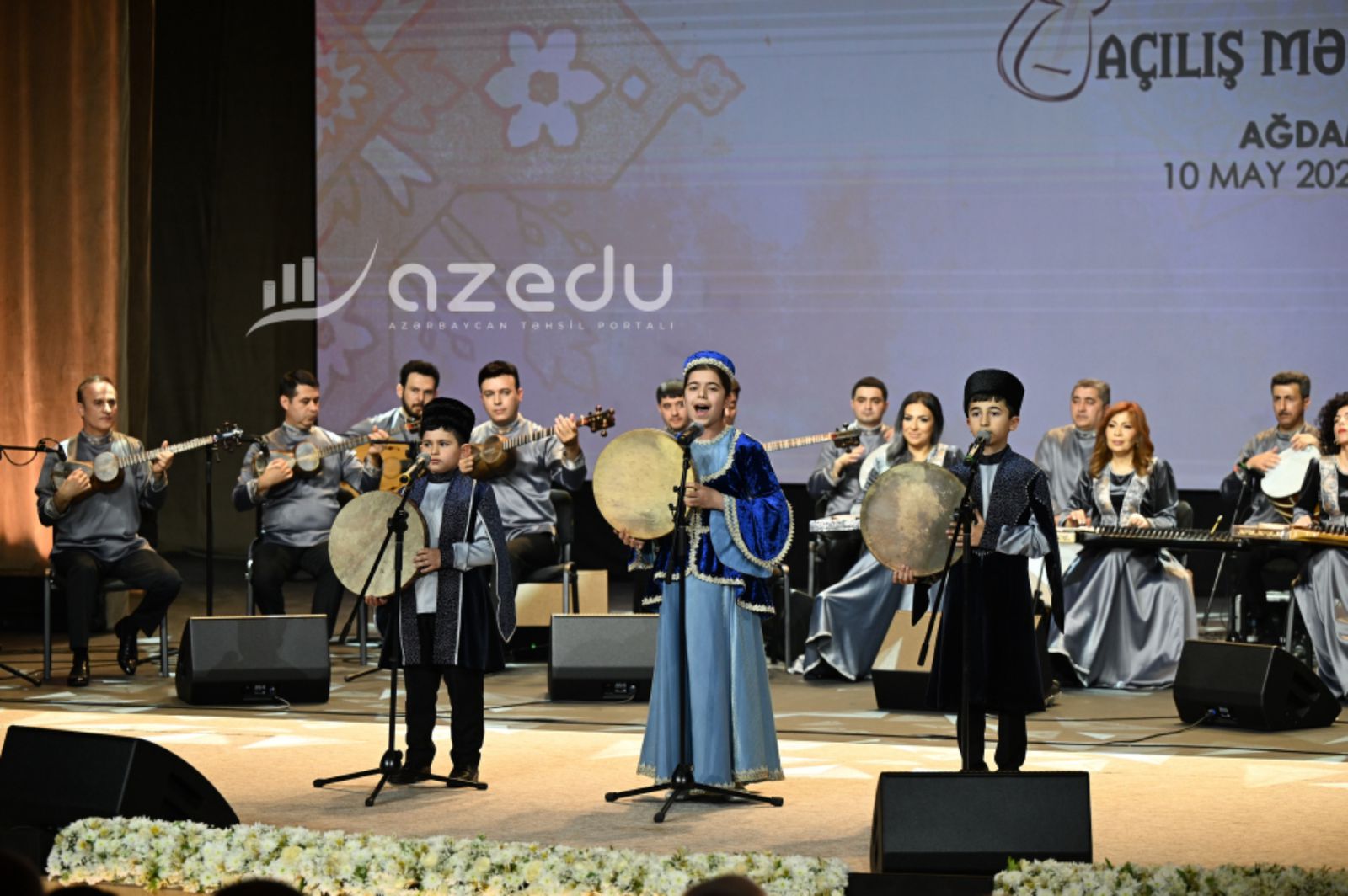 Balaca ifaçılar Ağdamda ürəklərə toxundu - “Sevincləri yerə-göyə sığmadı”