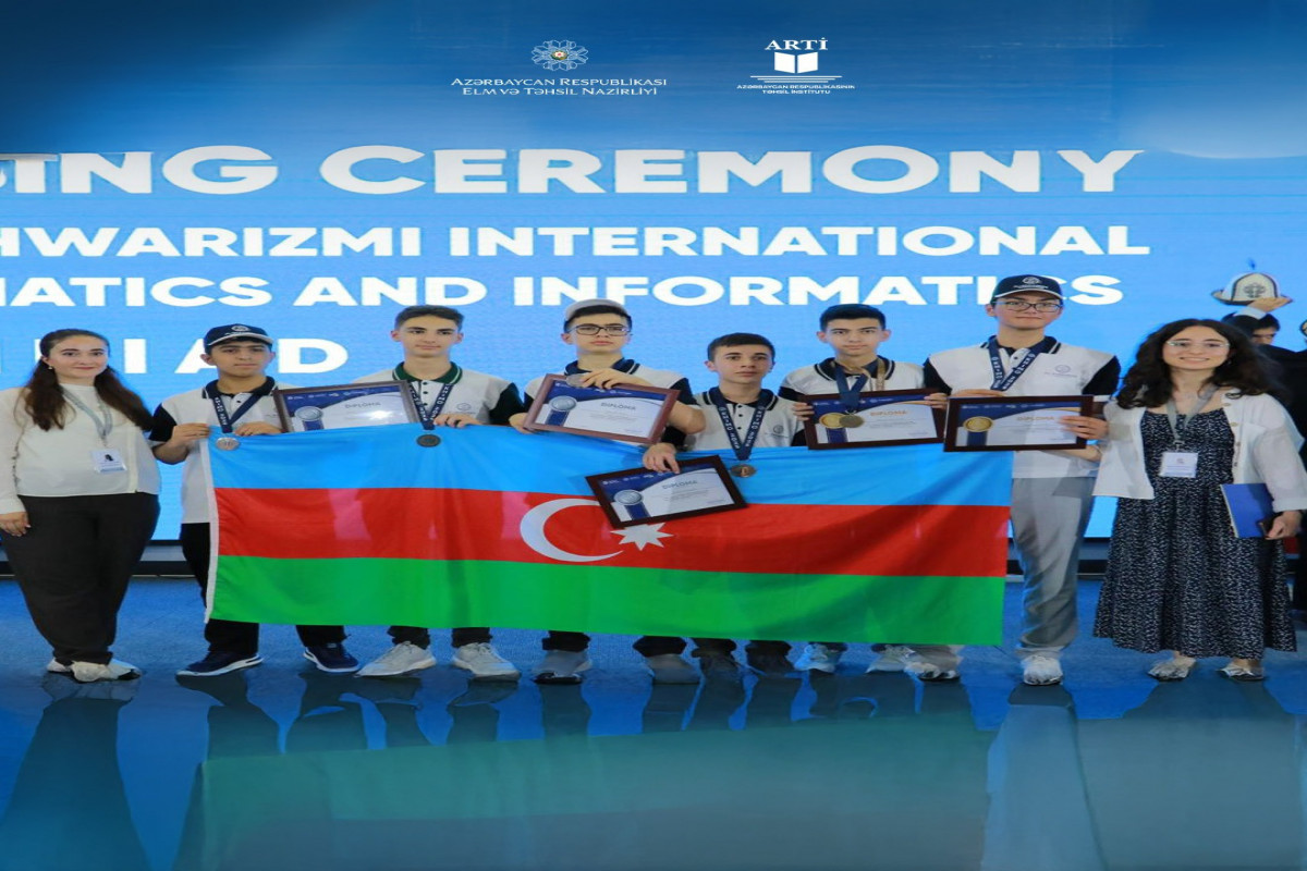 Məktəblilər Braziliyada keçirilən Olimpiadada 1 gümüş, 2 bürünc medal qazanıb