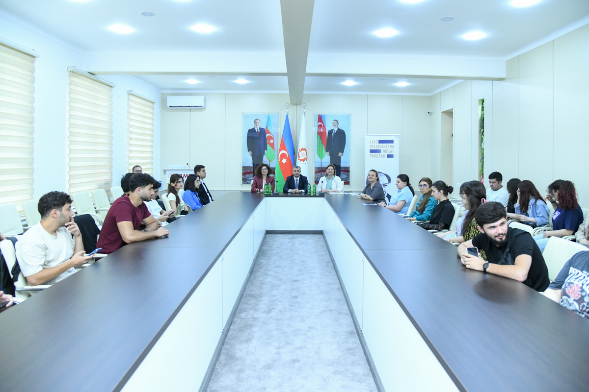 BMU-da “Azad Mirzəcanzadə İnkişaf Proqramı” ilə bağlı infosessiya