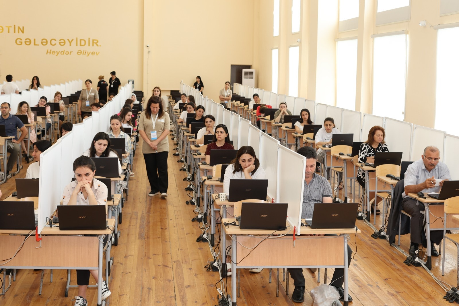 Azad edilmiş ərazilərdə sertifikasiya imtahanı keçirilib - FOTO