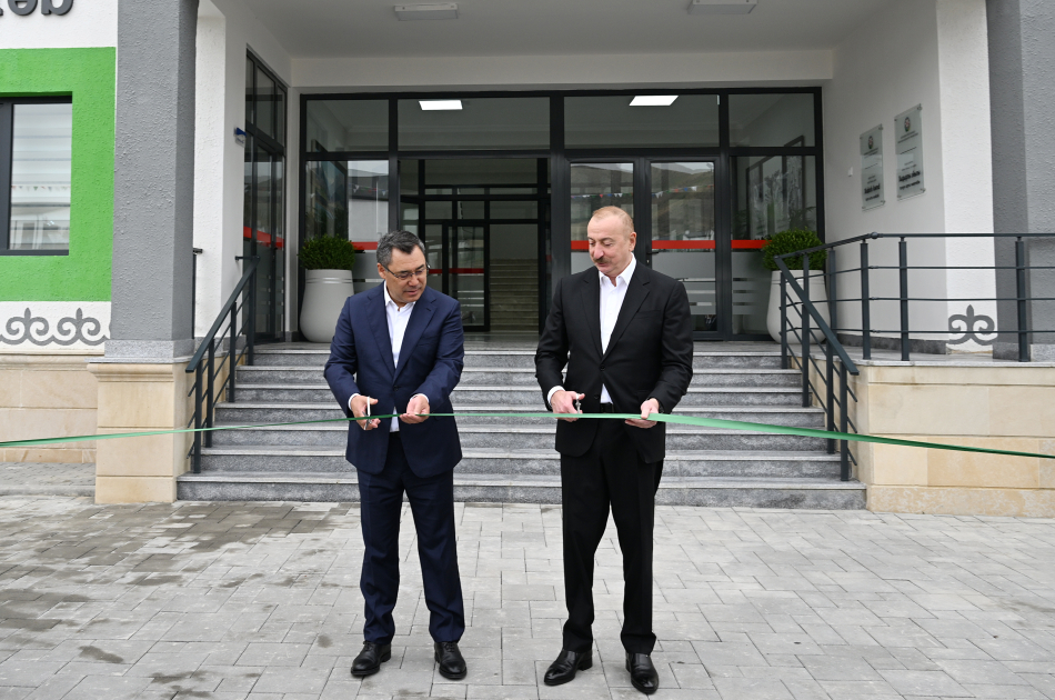 Manasın ruhu Xıdırlıda yaşayır - Prezidentlər məktəb açılışında 