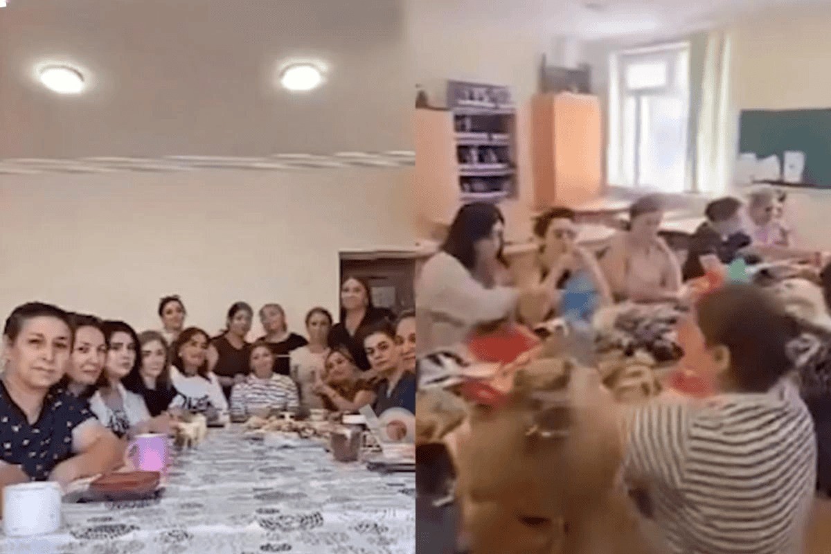 182 nömrəli məktəbdən açıqlama: Video dərs vaxtı çəkilməyib