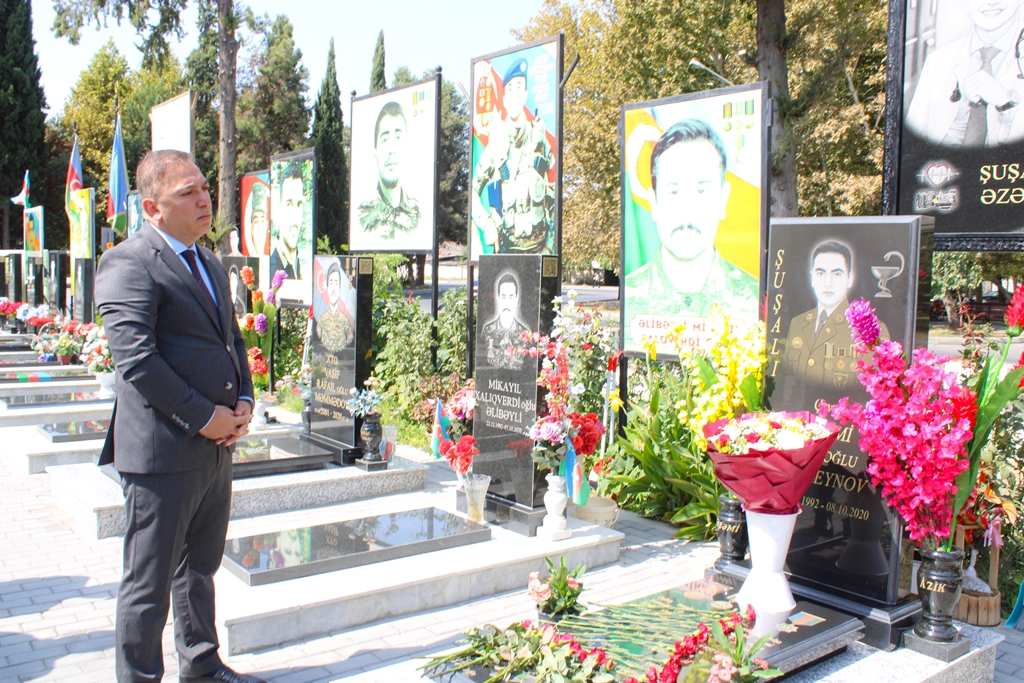 MDU-da şəhid məzun Əzəmi Hüseynovun doğum günü anılıb