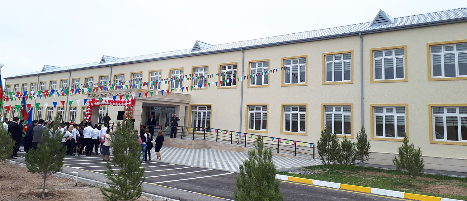 Saatlıda təmir olunan məktəb istifadəyə VERİLİB