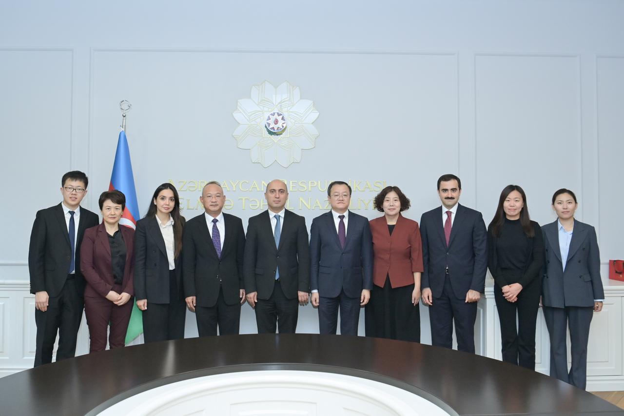 Elm və təhsil naziri Çinin təhsil nazirinin müavini Jiangfeng Du ilə görüşüb