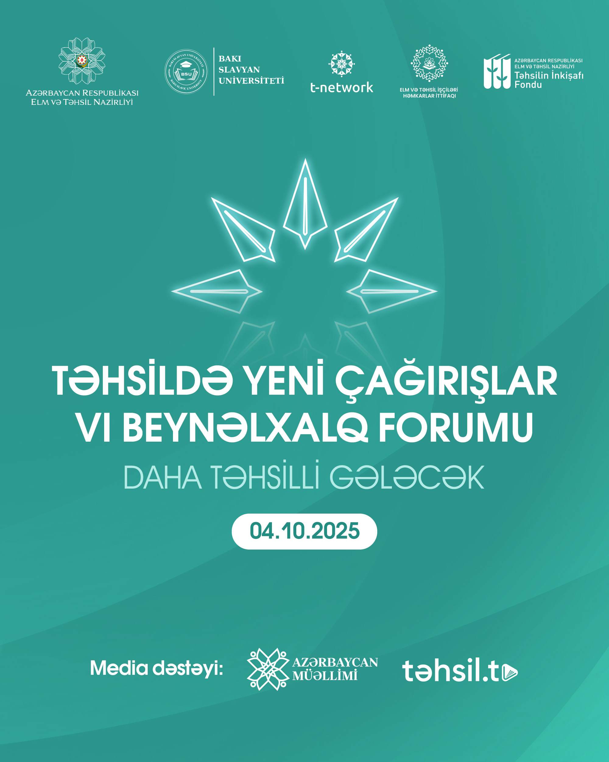 Təhsildə Yeni Çağırışlar VI Beynəlxalq Forumu keçiriləcək