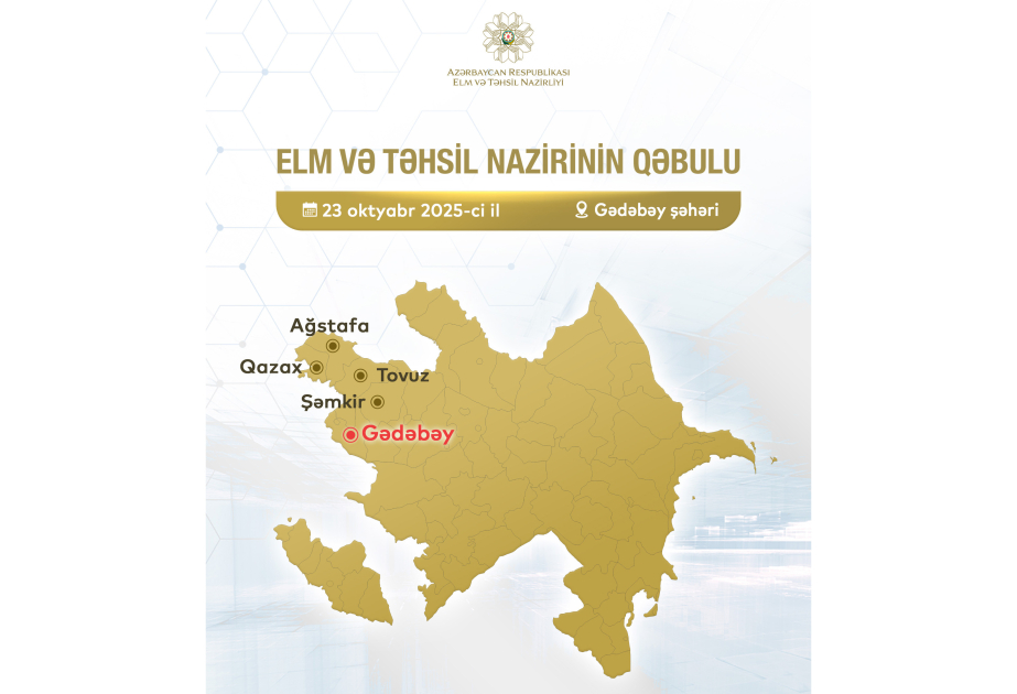 Elm və təhsil nazirinin vətəndaşlarla görüşünün vaxtı müəyyənləşib