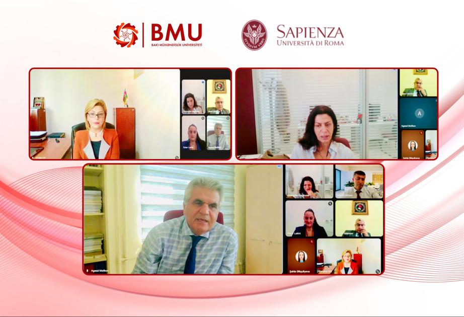 BMU ilə Sapienza Universiteti arasında əməkdaşlığın yeni istiqamətləri müzakirə olunub