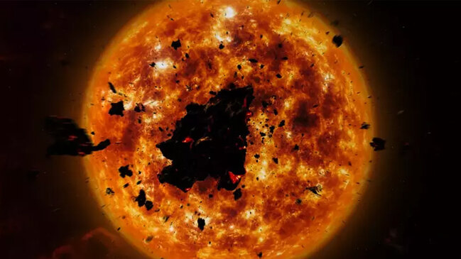 Günəşin parıltısında gizlənən nəhəng asteroid kəşf edildi