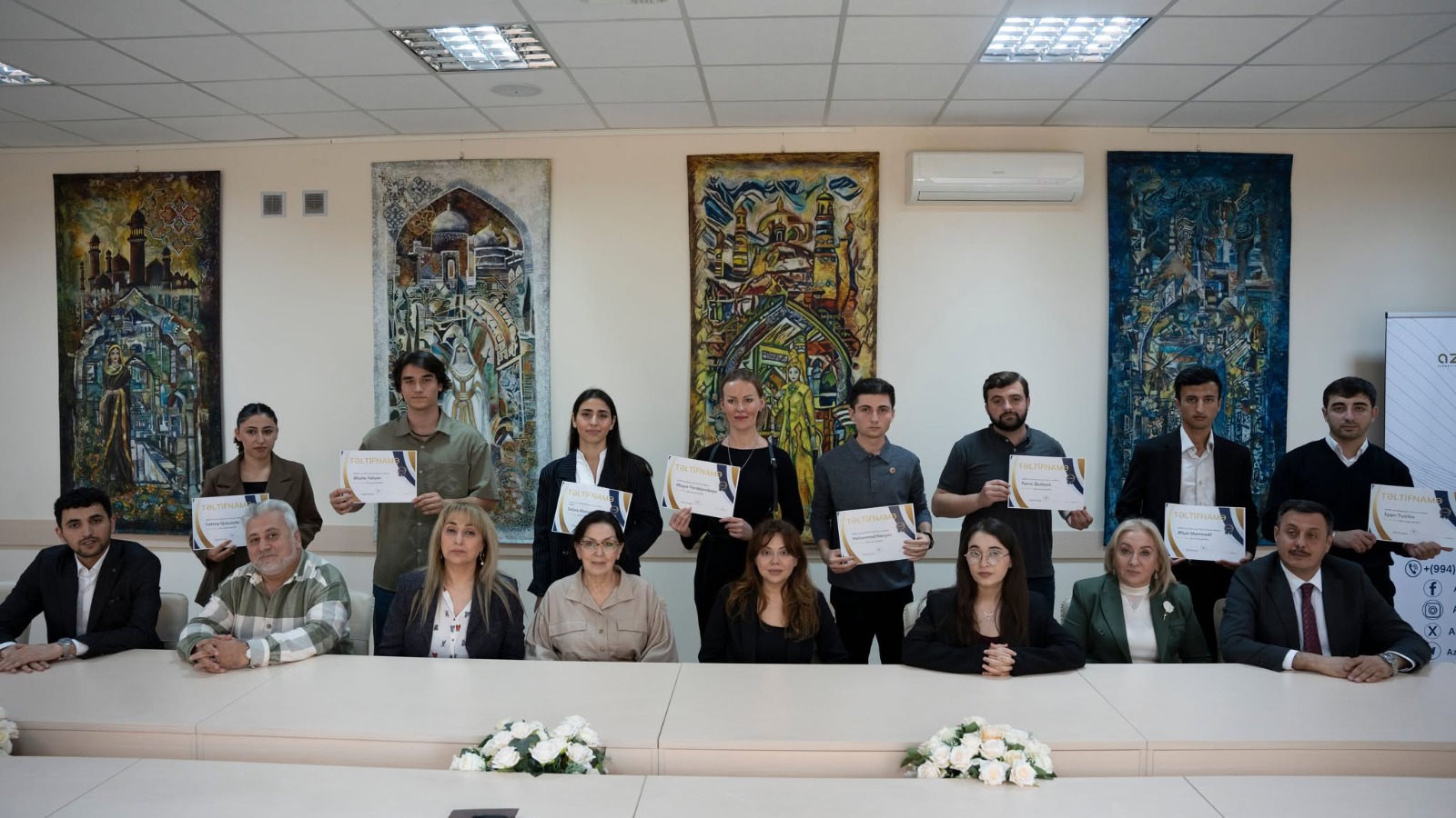 ADMİU-nun "Brend tələbə"ləri mükafatlandırılıb - FOTOLAR