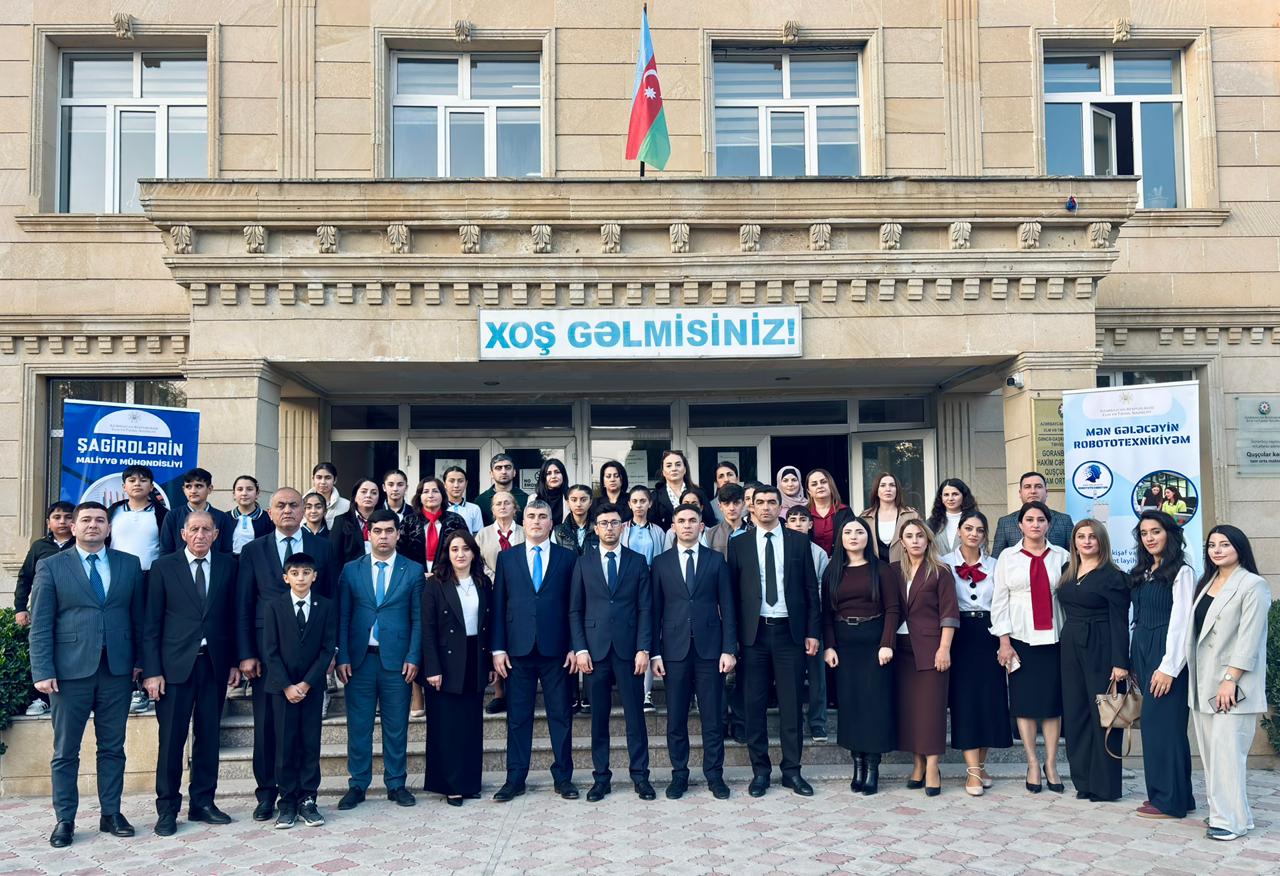 Quşçular kənd tam orta məktəbində qrant layihənin açılış tədbiri olub