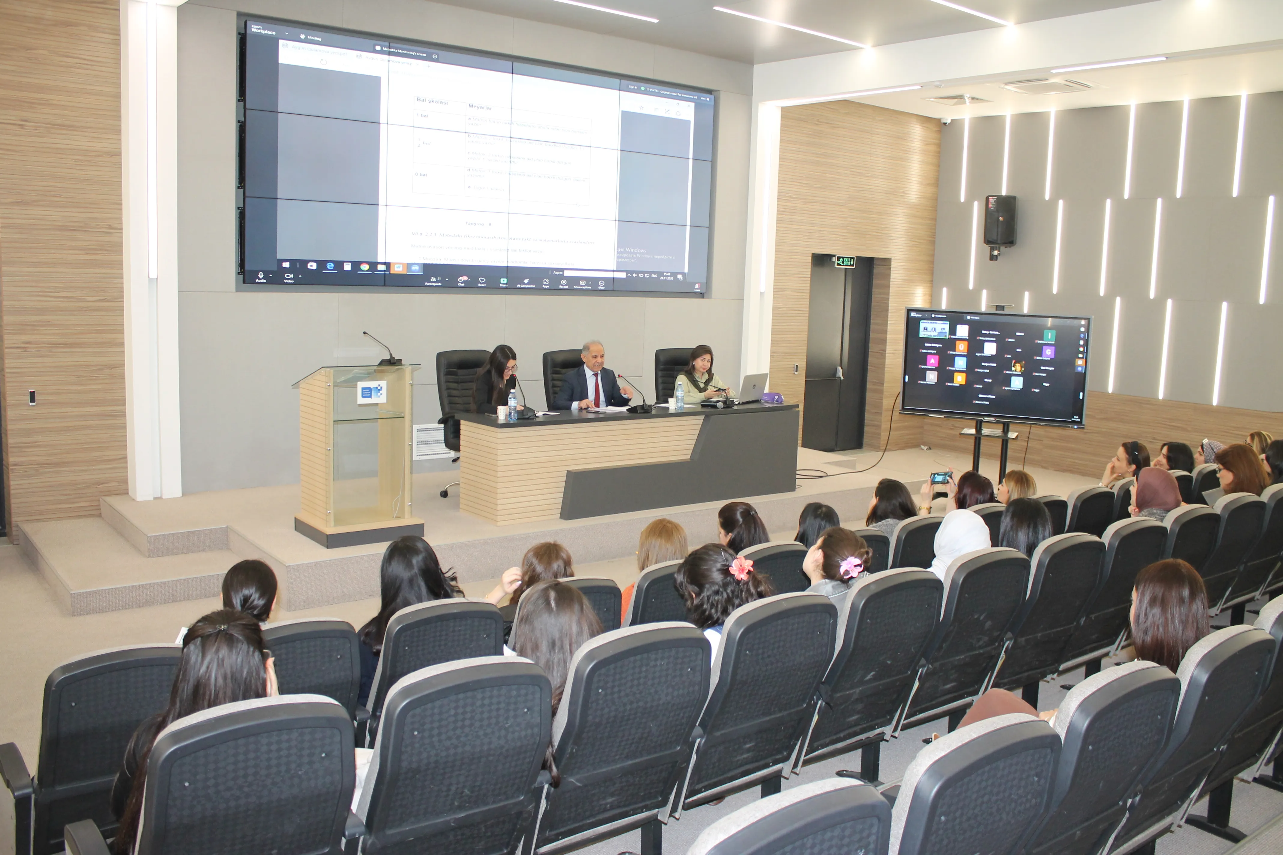 Bu fənlər üzrə DİM-də hazırlıq kursları keçirilib