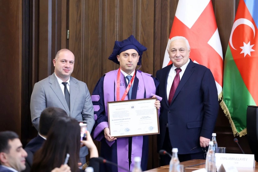 Emin Əmrullayev Tbilisi Dövlət Universitetində əməkdaşlıqla bağlı müzakirələr aparıb