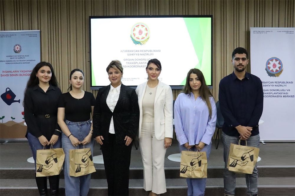 Azərbaycan Universitetində “Həyat bəxş edən donorluq” mövzusunda tədbir keçirilib