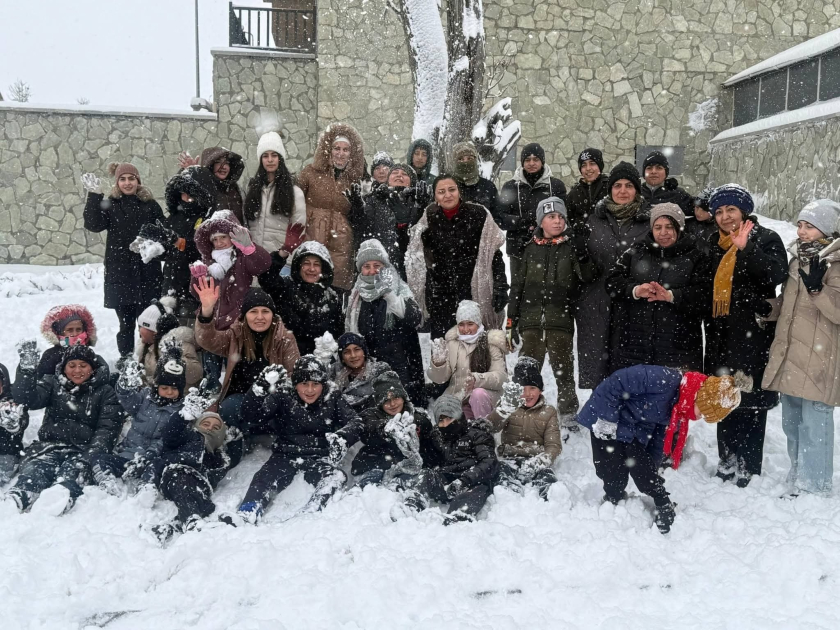 Kəlbəcərdə uşaqların qar sevinci &ndash;&nbsp;FOTOLAR