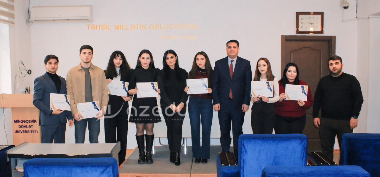 MDU-nun "Brend tələbə"ləri mükafatlandırılıb- FOTOLAR
