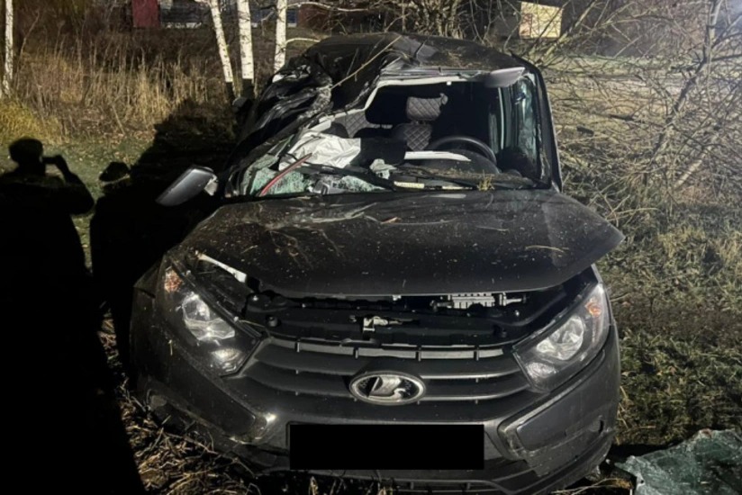 Goranboyda avtomobil&nbsp;ağaca çırpılıb: biri azyaşlı olmaqla 2 nəfər ölüb