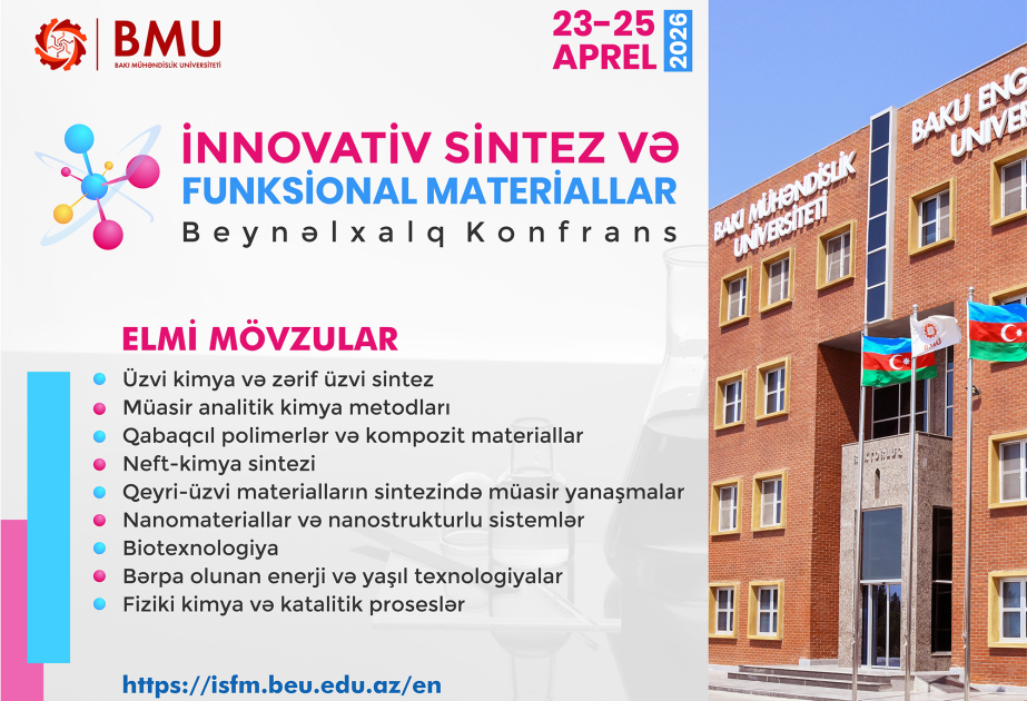 BMU beynəlxalq elmi konfransa tezislərin qəbulunu davam etdirir