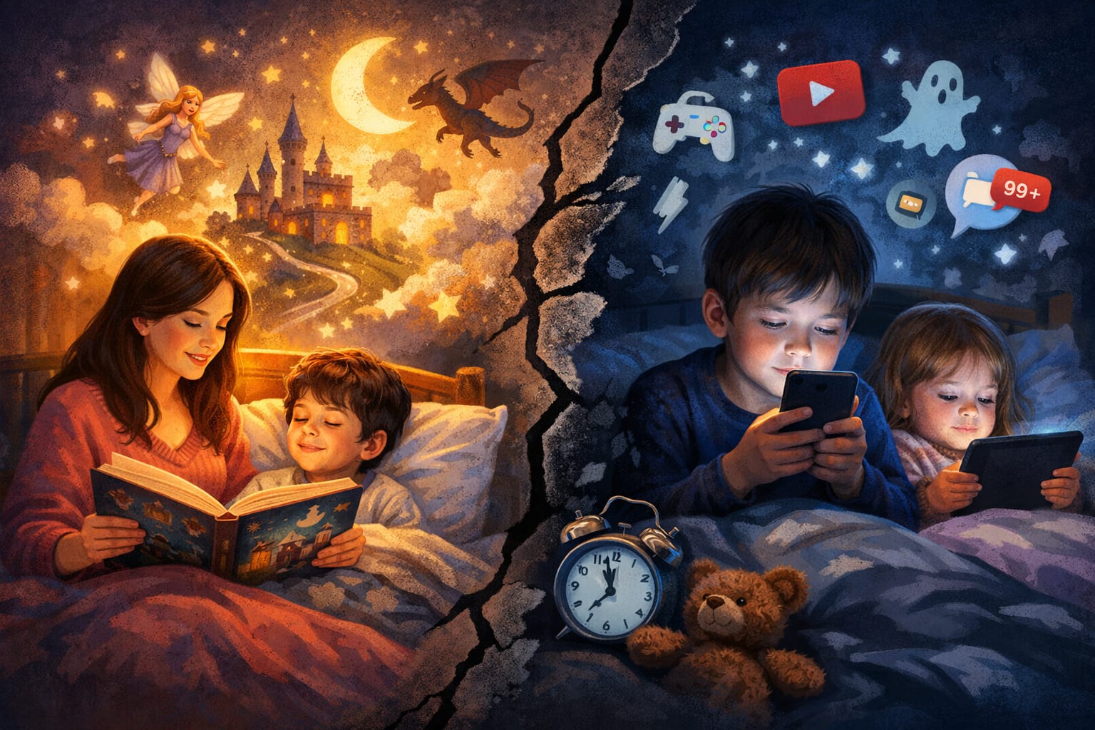 Bir nağılın yerini ekran aldı:&nbsp;uşaqlar niyə telefonsuz yata bilmir?