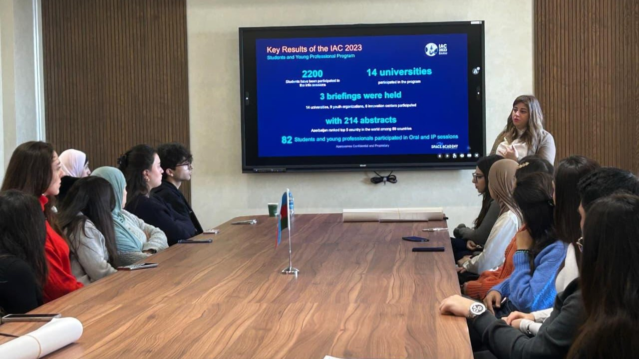 AzMİU-da astronavtika konqresi ilə bağlı infosessiya keçirilib