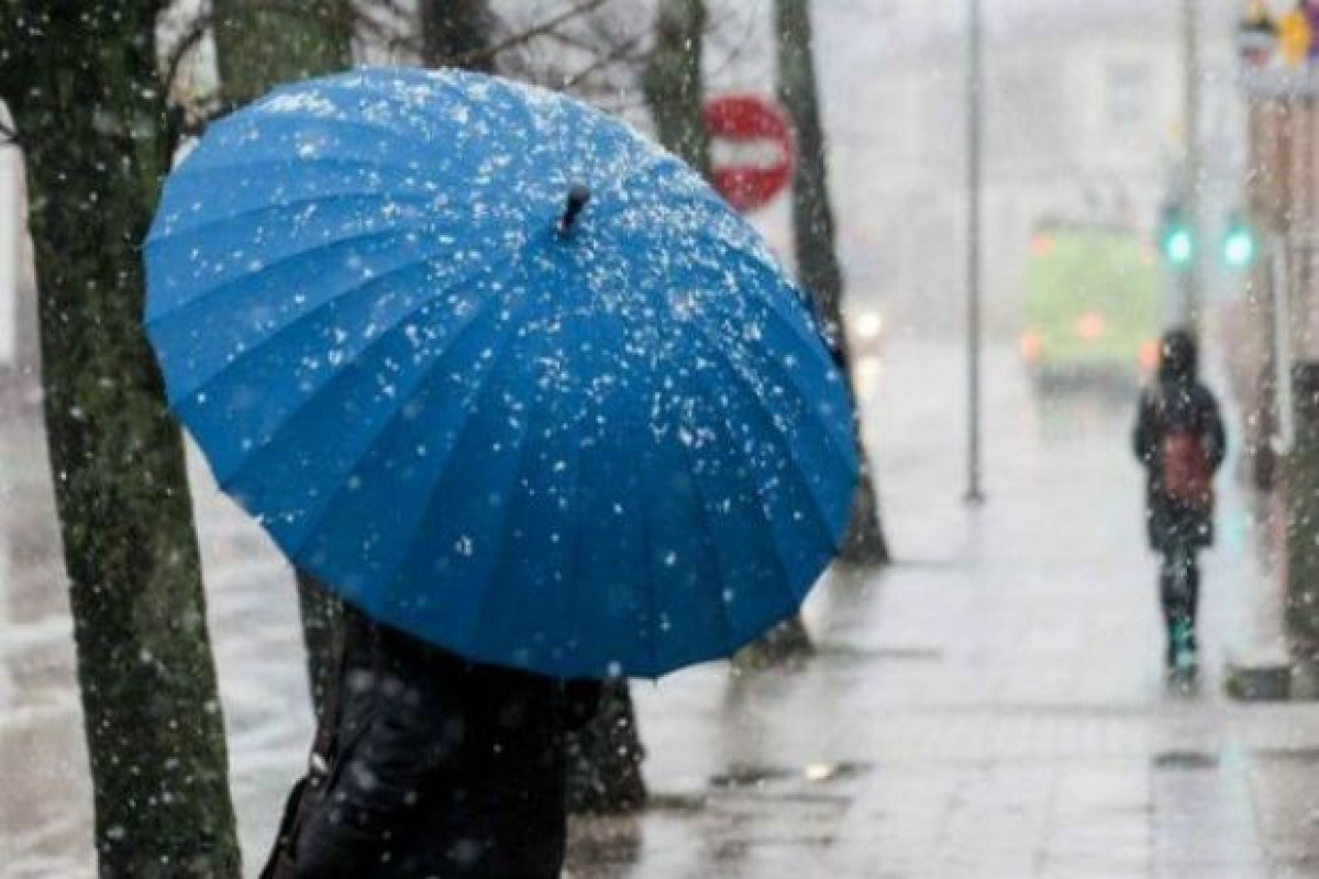 Növbəti üç gündə intensiv yağış və qar yağacaq